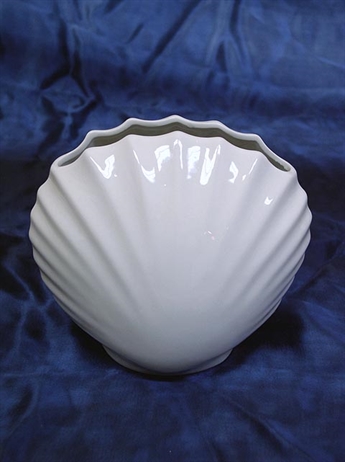 Kép Kagyló váza fehér