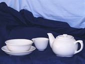 Kép 'Nippon' teáskészlet, fehér 