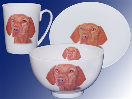 Kép 'Cocoa' reggeliző szett vizsla dekorral