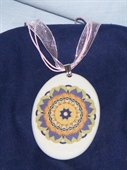 Kép Medál 'Mandala ovál' pasztell